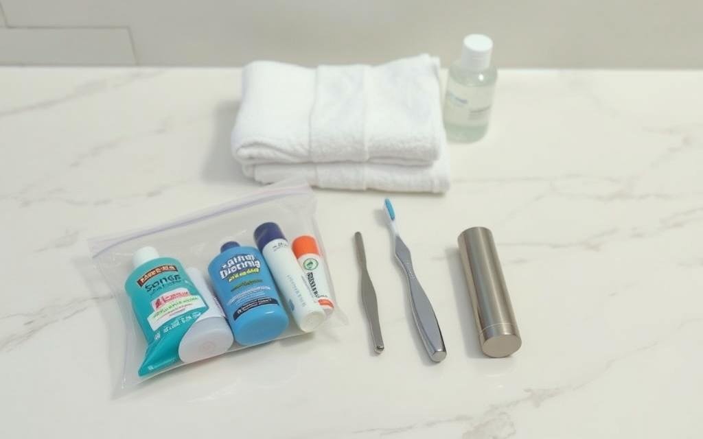 Travel-sized toiletries