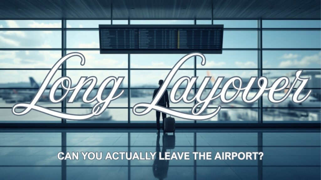 A traveller with a backpack looking out at aircraft through the windows of an airport terminal during a long layover